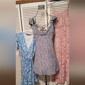 Lot of 3 beautiful woman's dresses size small